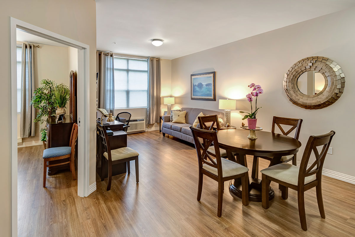 Seasons Royal Oak Village Suite Living Room Example
