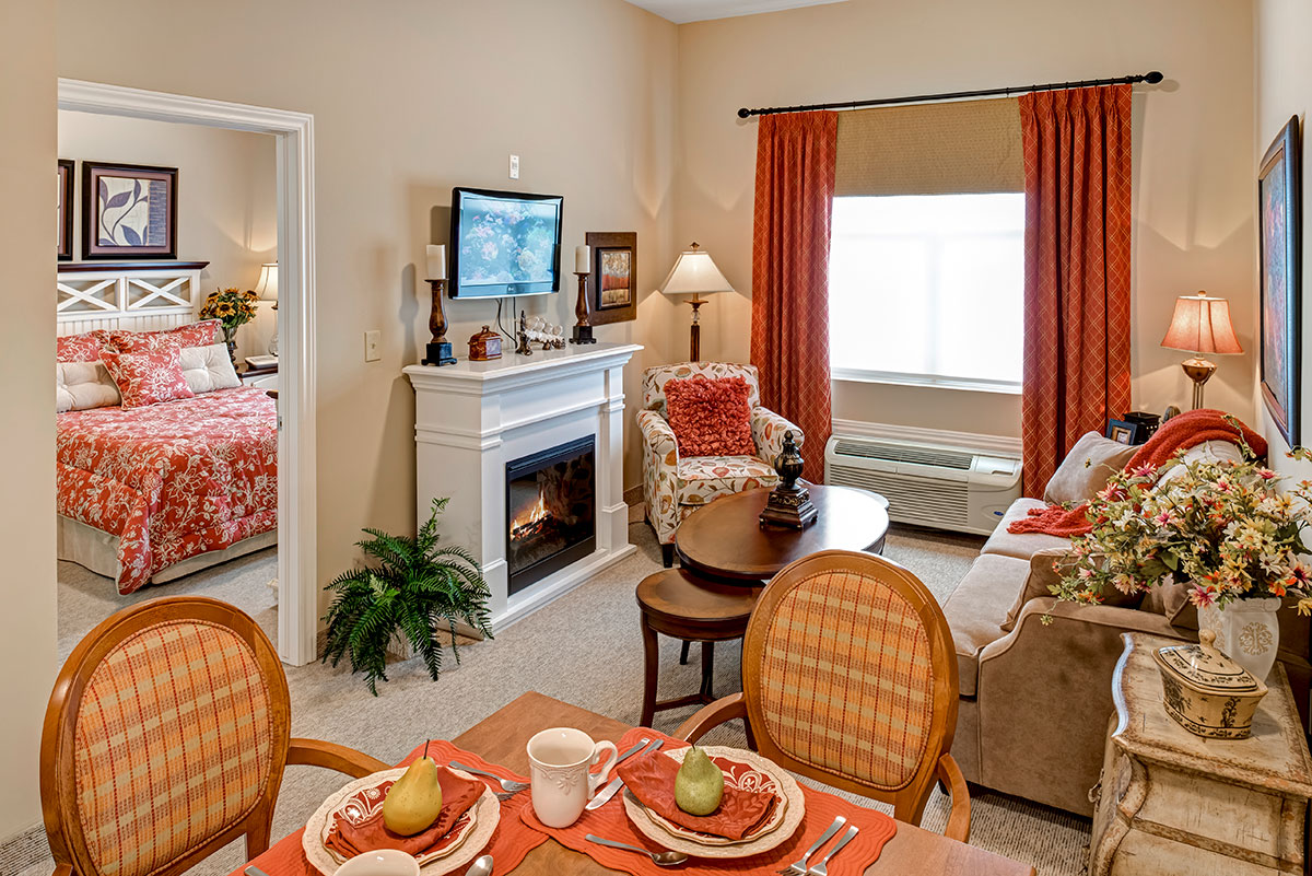 Seasons Strathroy Suite Living Room Example