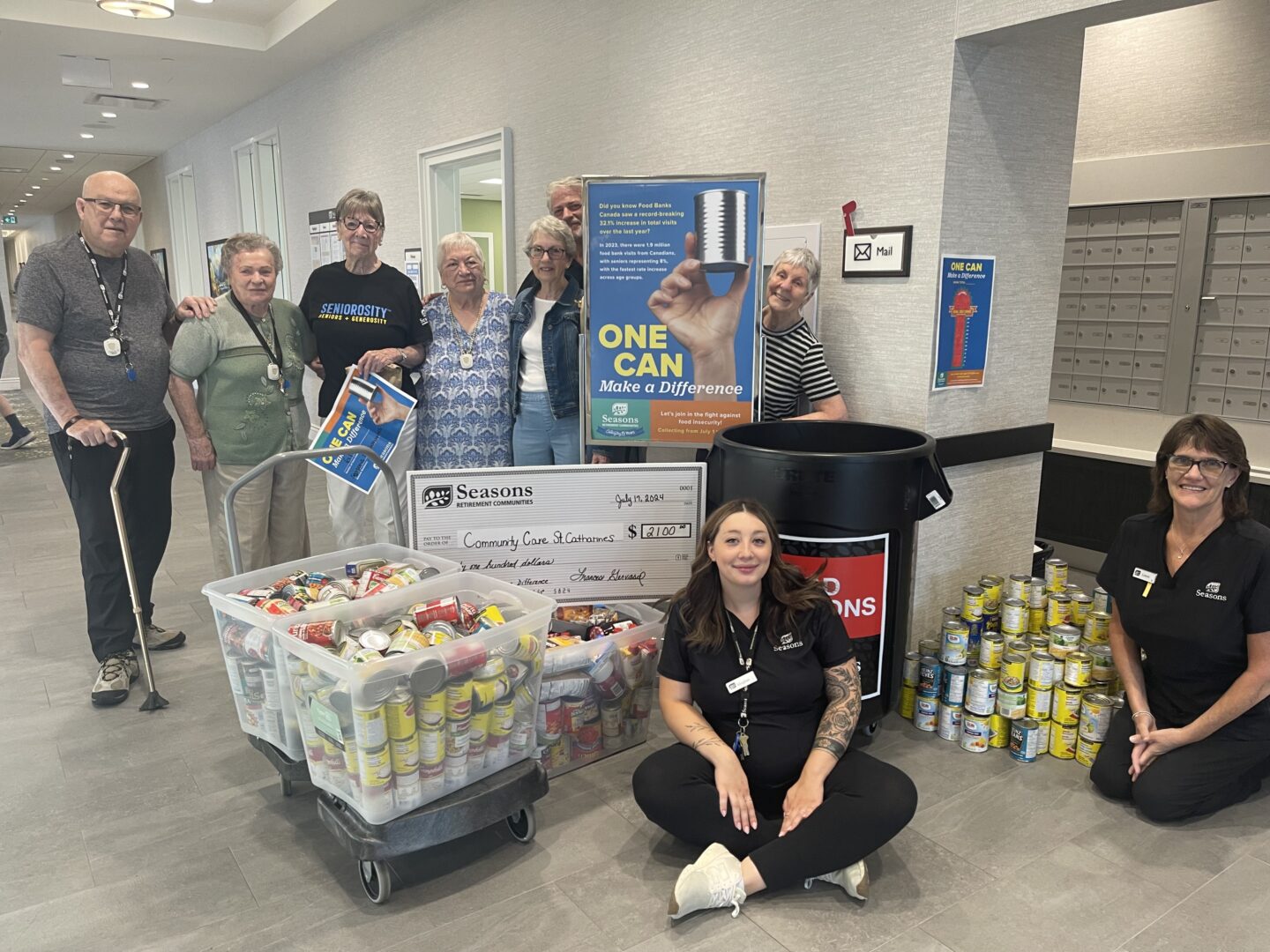 Seasons St Catharines one can make a difference food drive