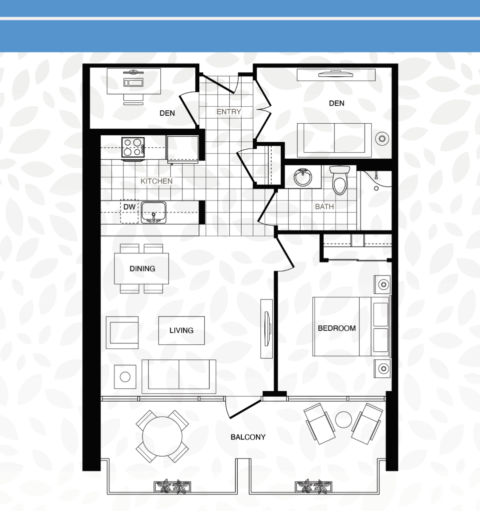 Wesbrook-Web Plan-1 Bed Den 726-734