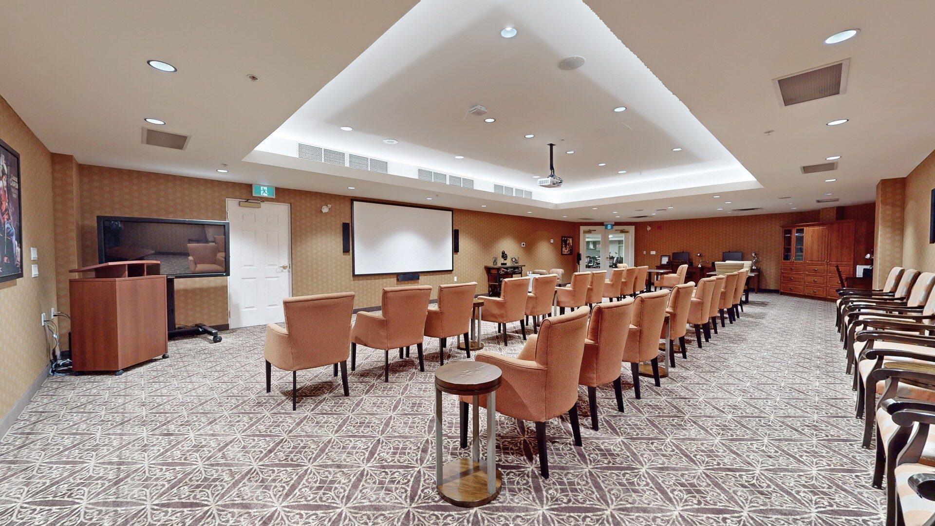 Seasons Clarington theatre room