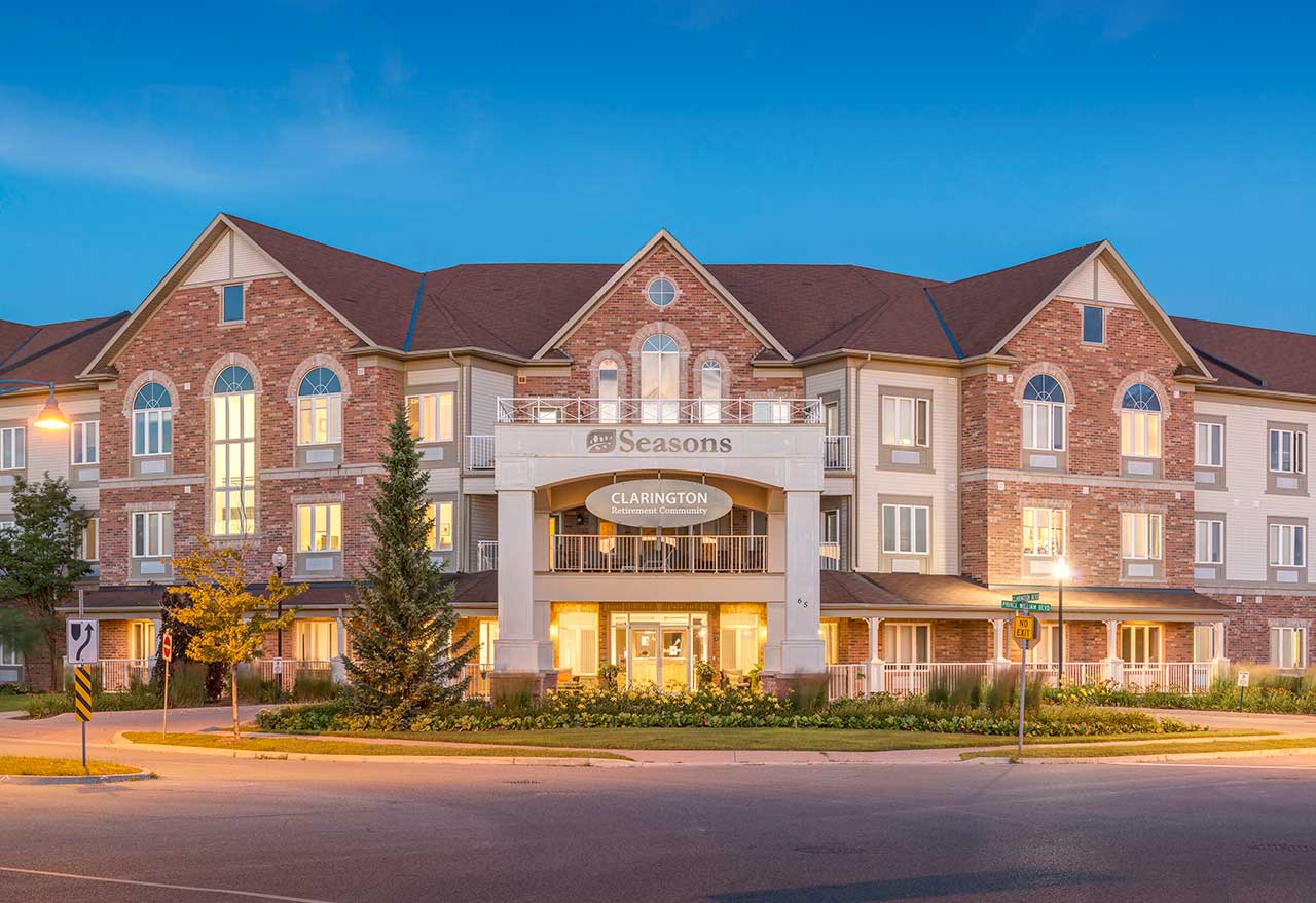 Seasons Clarington in Bowmanville Front Entrance