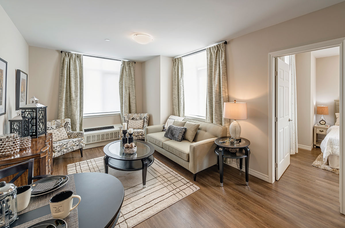 Seasons Stoney Creek Suite Living Room Example