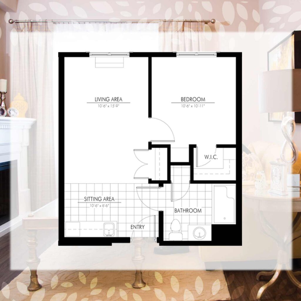 seasons Dufferin centre one bedroom 529 square feet