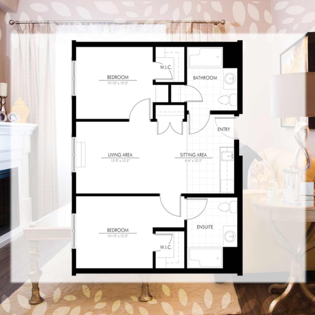 seasons dufferin centre two bedroom 774 square feet