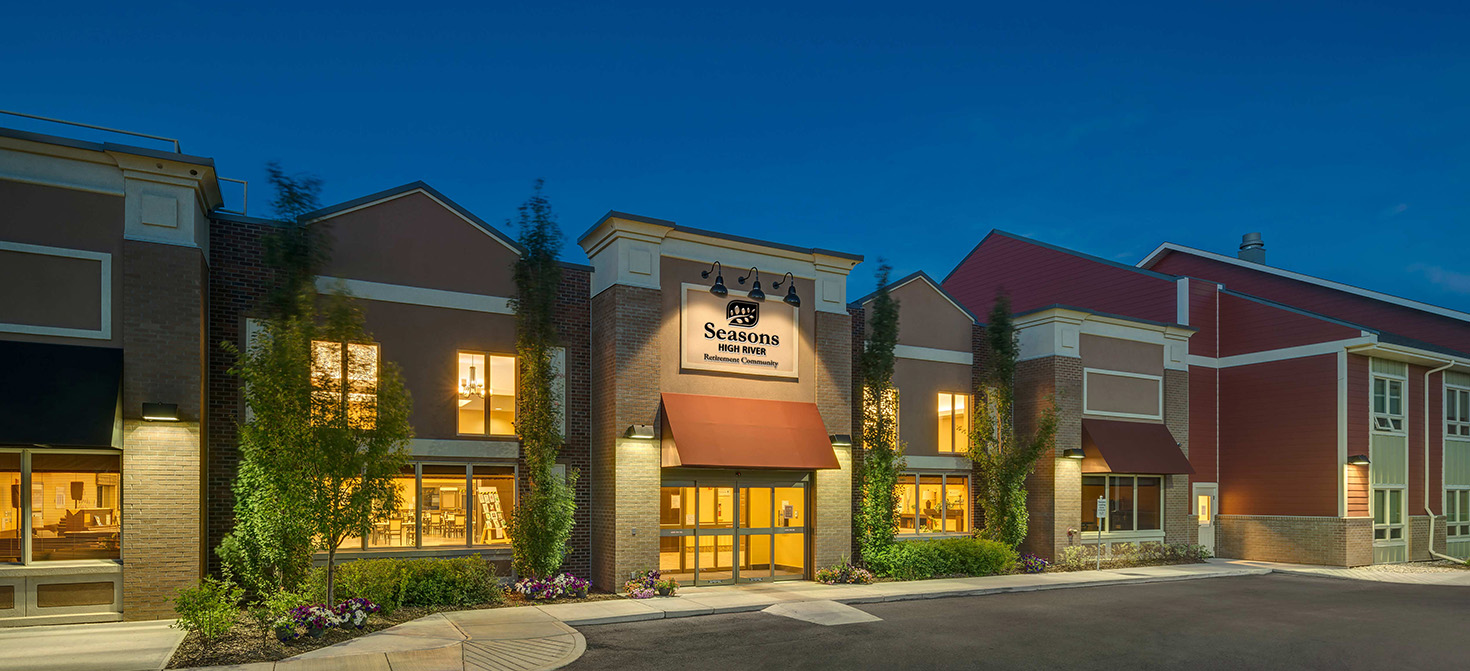 seasons high river front entrance