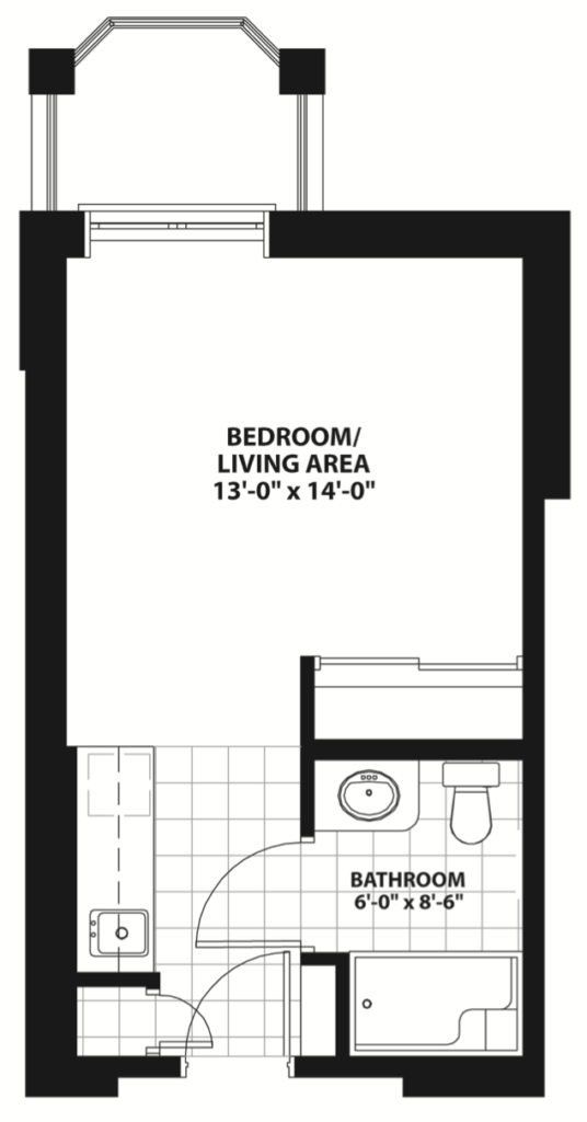 seasons owen sound studio 346 square feet